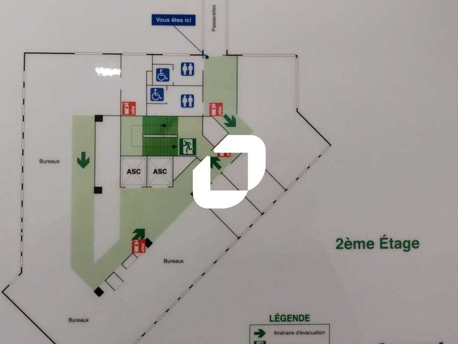 Location bureaux 1152 m² divisibles à partir de 383 m²