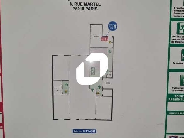 Location bureaux 503 m² divisibles à partir de 140 m²