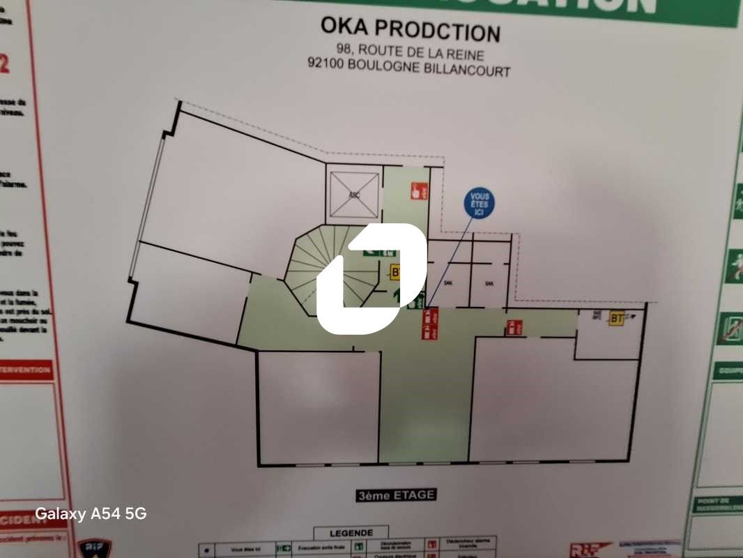 Location bureaux 169 m² non divisibles