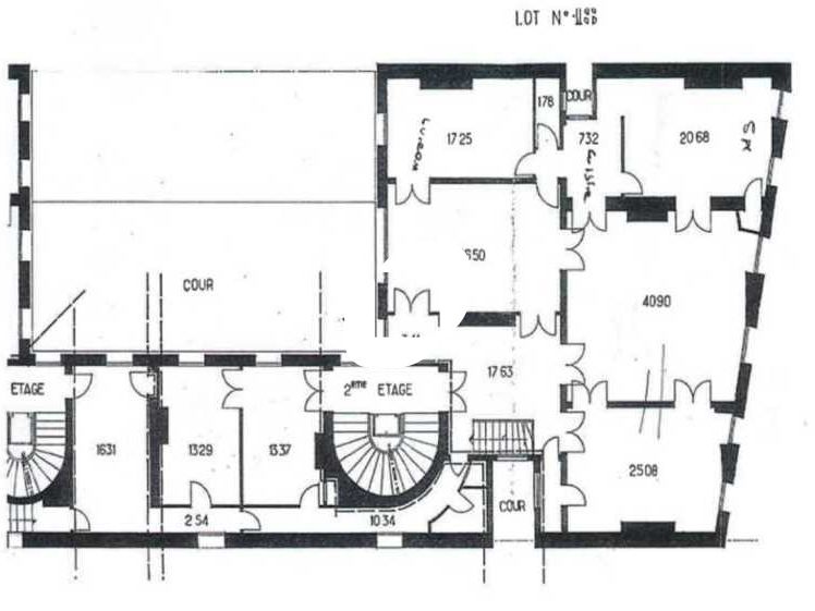 Location bureaux 220 m² non divisibles
