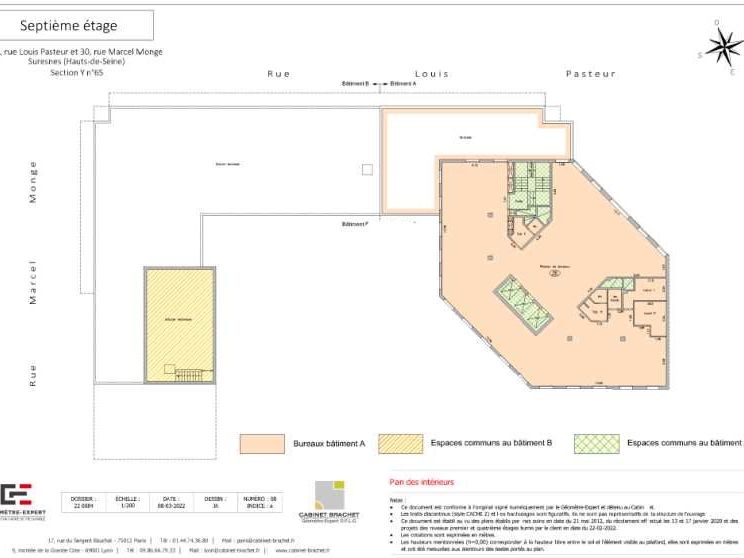 Location bureaux 822 m² divisibles à partir de 410 m²