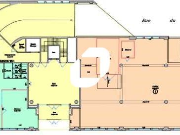 Location bureaux 1022 m² divisibles à partir de 424 m²