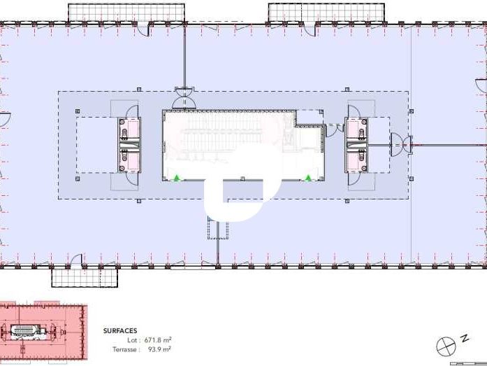Vente bureaux 3273 m² non divisibles