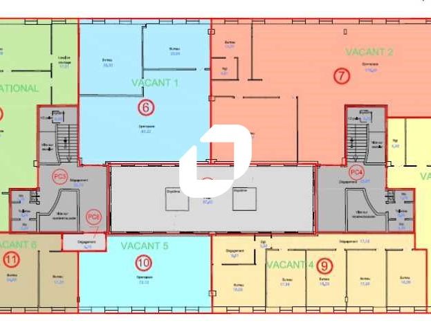 Location bureaux 504 m² divisibles à partir de 78 m²