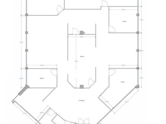 Location bureaux 329 m² non divisibles
