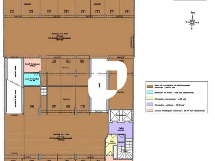 Location bureaux 3070 m² divisibles à partir de 283 m²