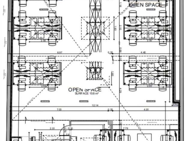 Vente bureaux 355 m² non divisibles