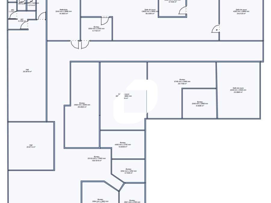 Location bureaux 1153 m² divisibles à partir de 303 m²