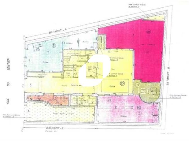 Location bureaux 288 m² non divisibles
