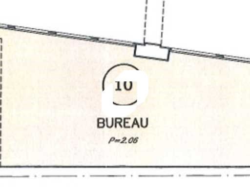 Location bureaux 94 m² non divisibles