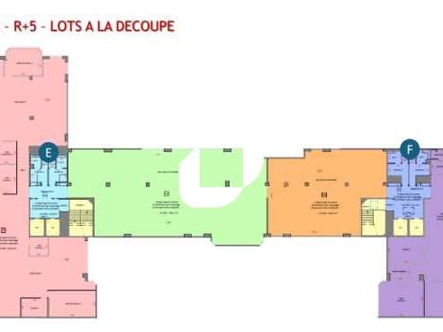 Vente bureaux 1136 m² divisibles à partir de 183 m²