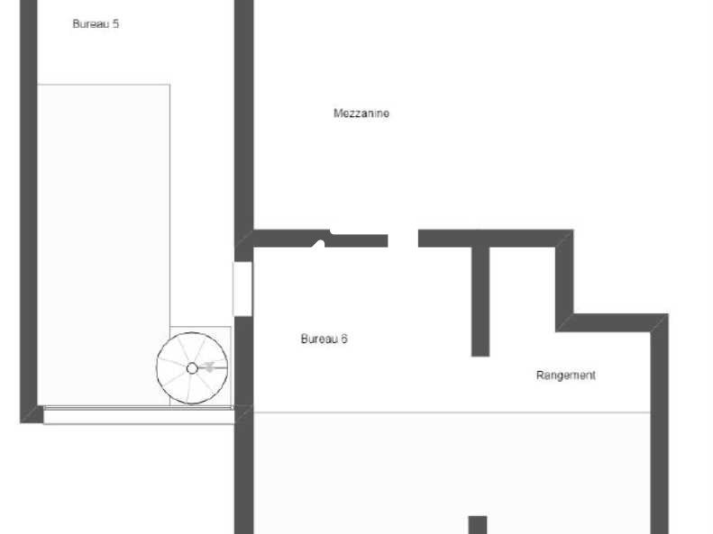 Location bureaux 211 m² non divisibles