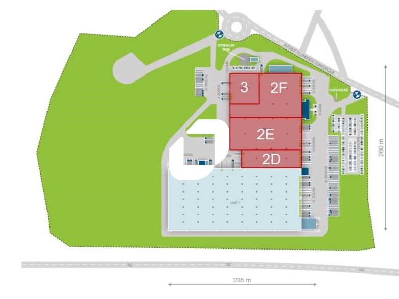 Location entrepots 11388 m² divisibles à partir de 4488 m²