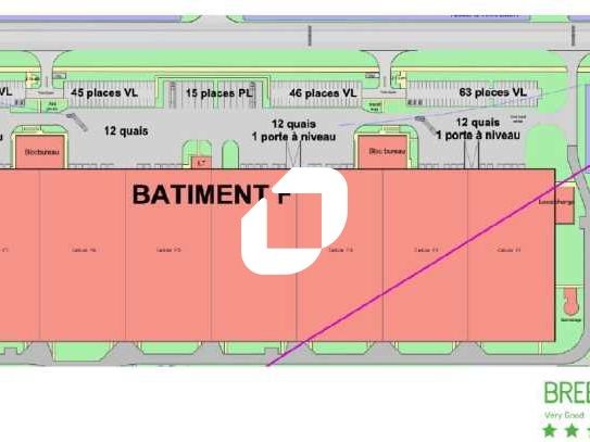 Location entrepots 37450 m² divisibles à partir de 6000 m²