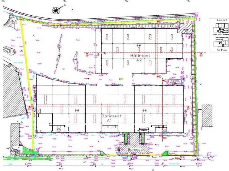 Location entrepots 4000 m² non divisibles