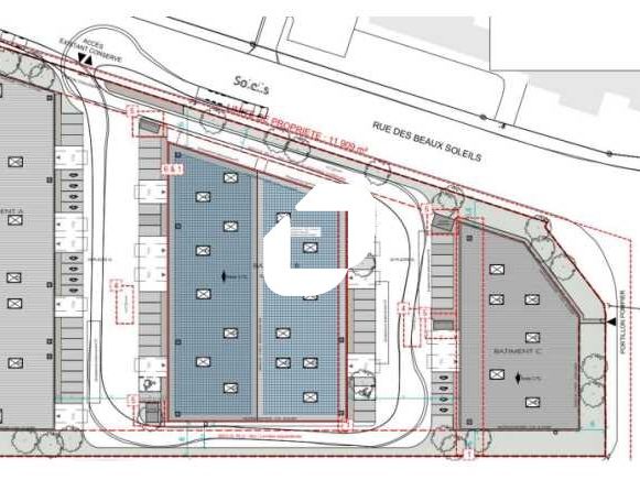 Location entrepots 3514 m² divisibles à partir de 314 m²