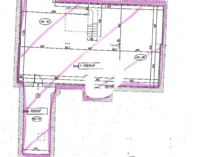 Location bureaux 344 m² non divisibles