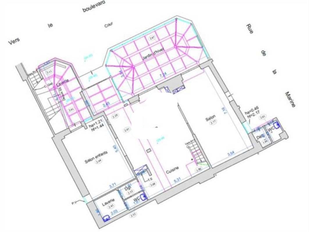 Vente bureaux 394 m² non divisibles