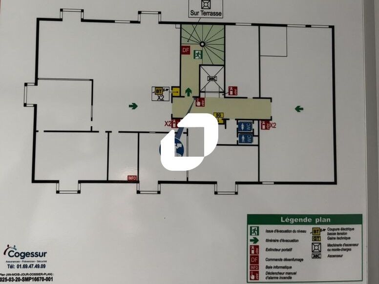 Location bureaux 249 m² non divisibles