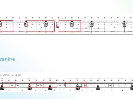 Location entrepots 2081 m² divisibles à partir de 321 m²