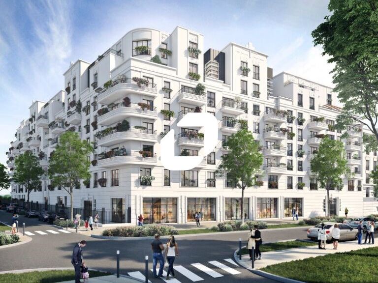 En rez-de-chaussée d'un immeuble neuf d'habitatio