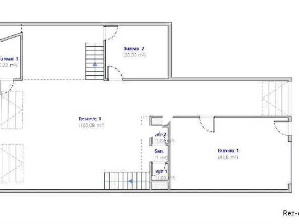 Location entrepots 350 m² non divisibles