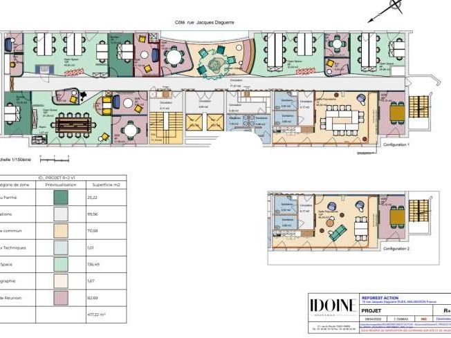 Vente bureaux 442 m² non divisibles
