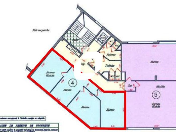 Location bureaux 924 m² divisibles à partir de 25 m²