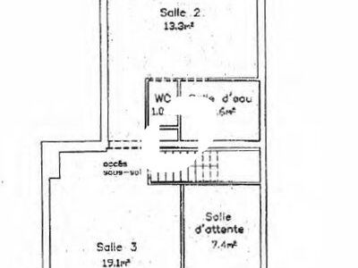 Vente locaux commerciaux 80 m² non divisibles