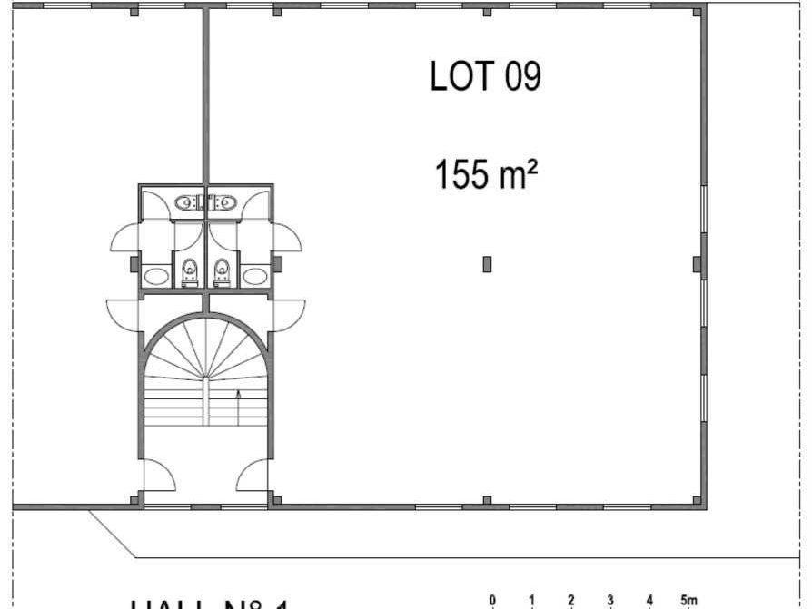 Location bureaux 1055 m² divisibles à partir de 150 m²