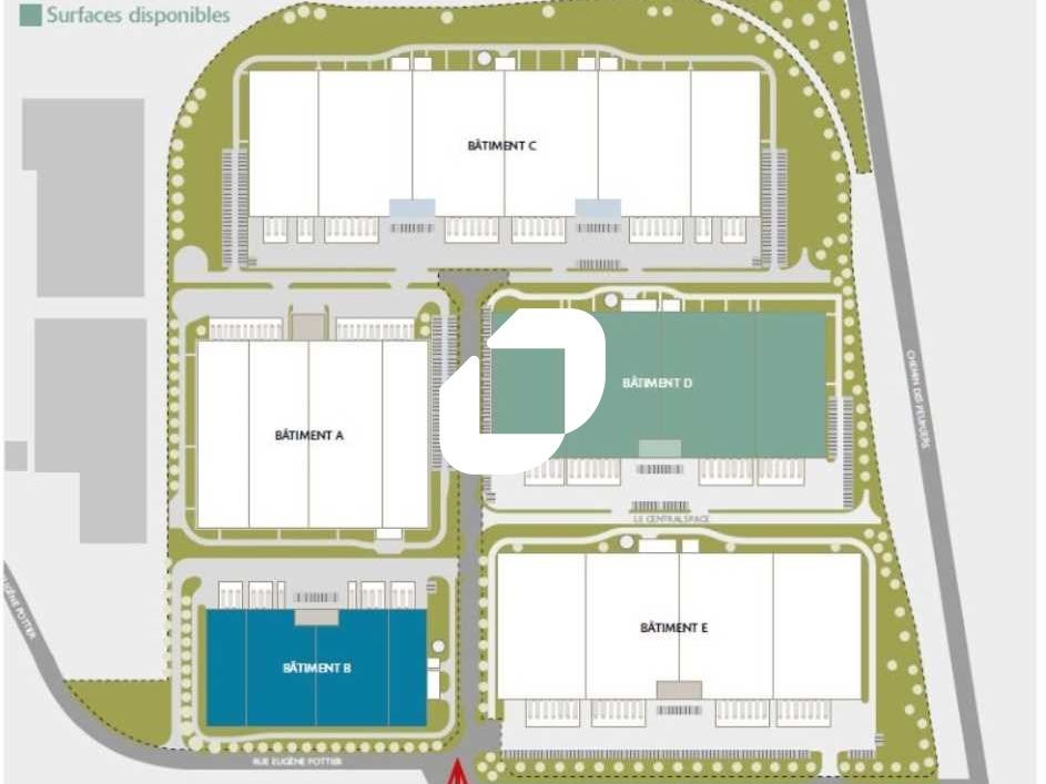 Location entrepots 11841 m² divisibles à partir de 6900 m²