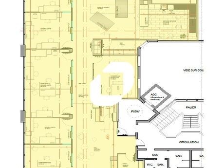 Location bureaux 496 m² non divisibles