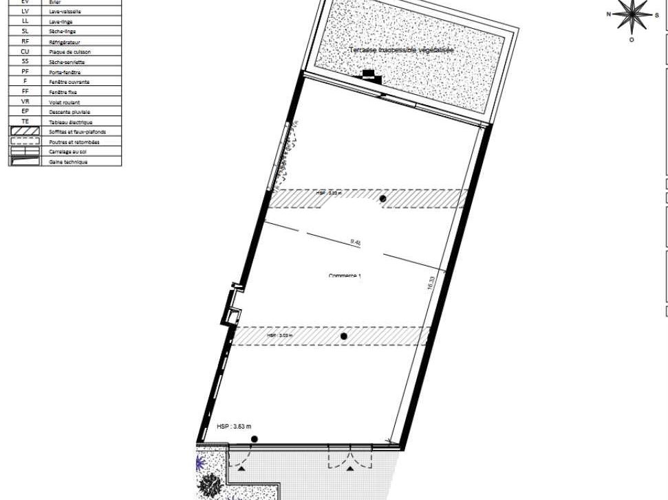 Location bureaux 242 m² divisibles à partir de 60 m²