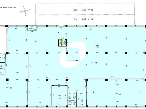 Location entrepots 2262 m² non divisibles