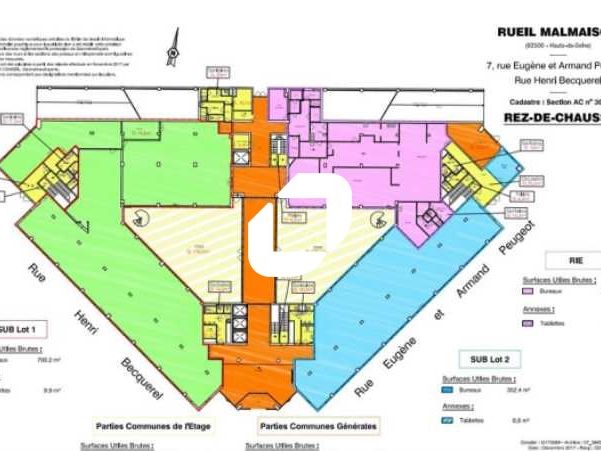 Location bureaux 3143 m² divisibles à partir de 170 m²