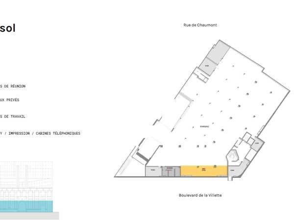 Location bureaux 1795 m² divisibles à partir de 850 m²