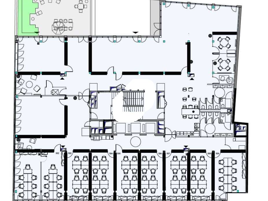 Location bureaux 2400 m² divisibles à partir de 800 m²
