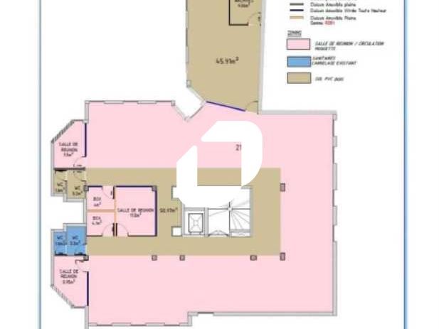 À louer à Boulogne Billancourt, bureaux de 571 m²