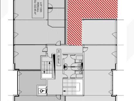 Location bureaux 349 m² non divisibles