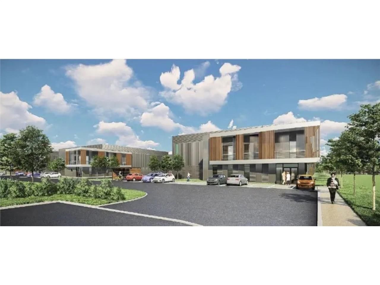 Au sein d'un parc tertiaire, CRENO REAL ESTATE vo