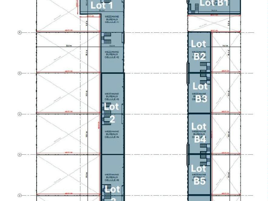 Location PME-PMI 5617 m² divisibles 91320 Wissous