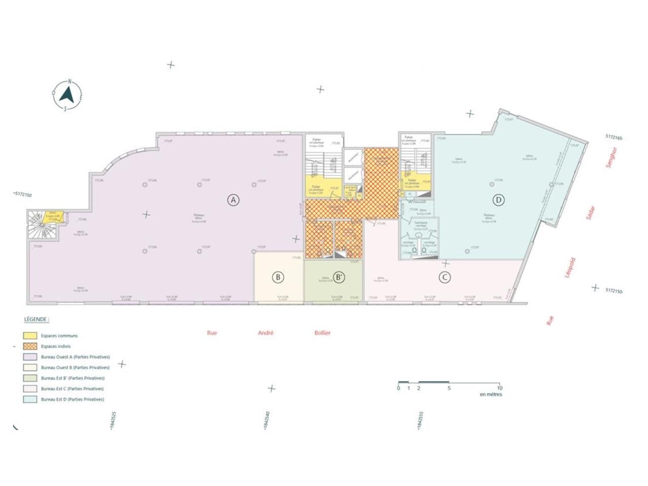 Vente bureaux 742 m² divisibles à partir de 115 m²