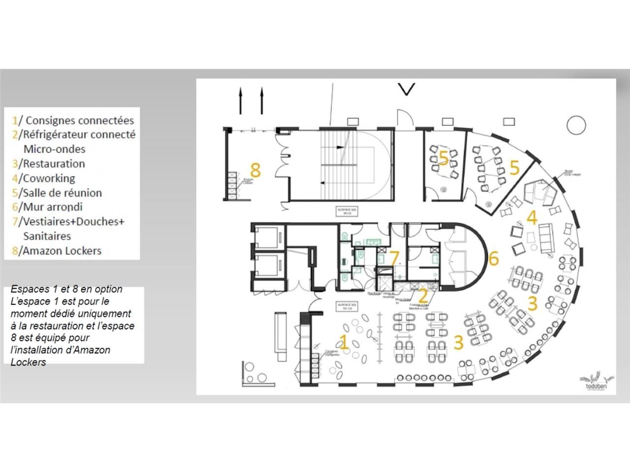 Location bureaux 4273 m² divisibles à partir de 718 m²