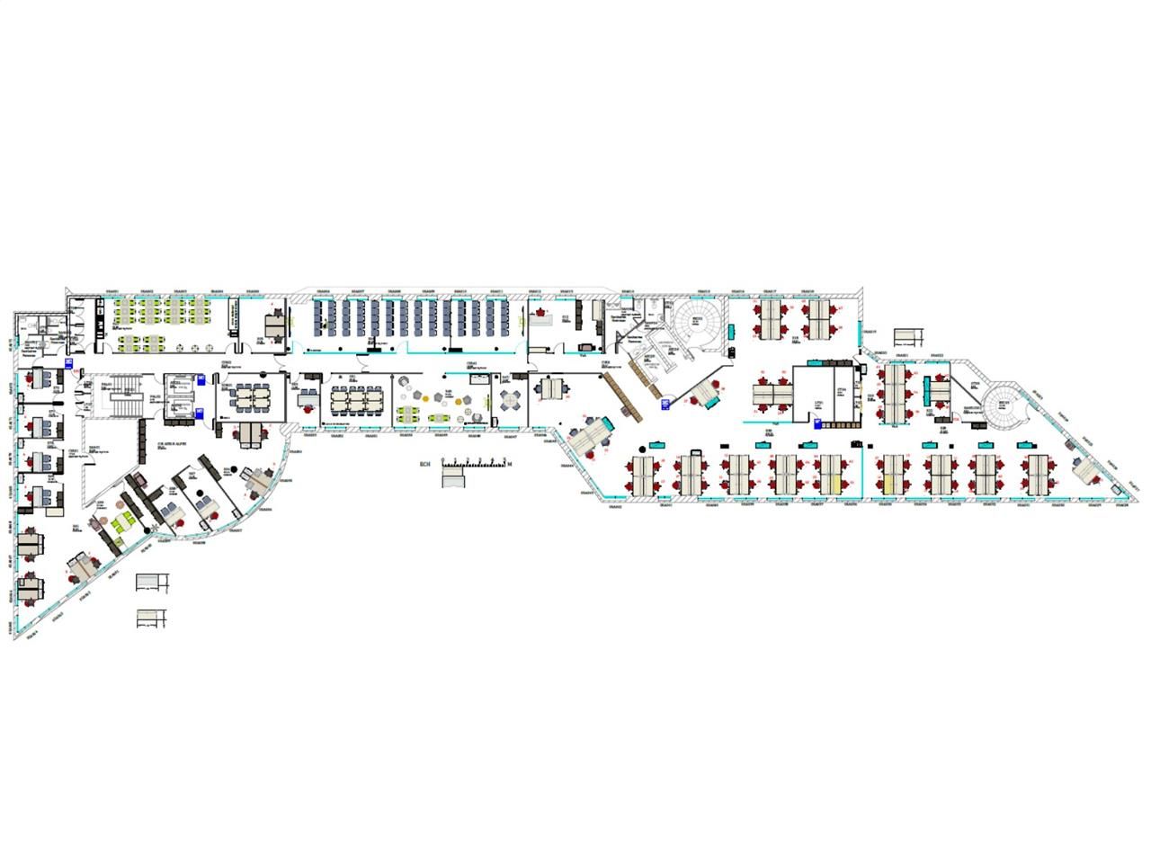 Location bureaux 1191 m² divisibles à partir de 500 m²