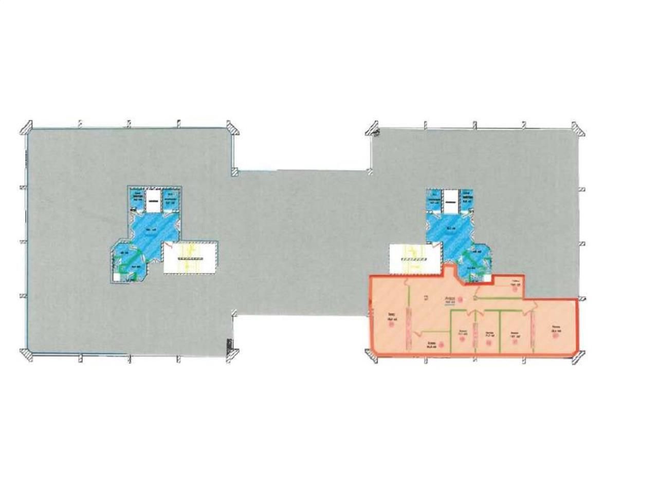 Location bureaux 181 m² non divisibles