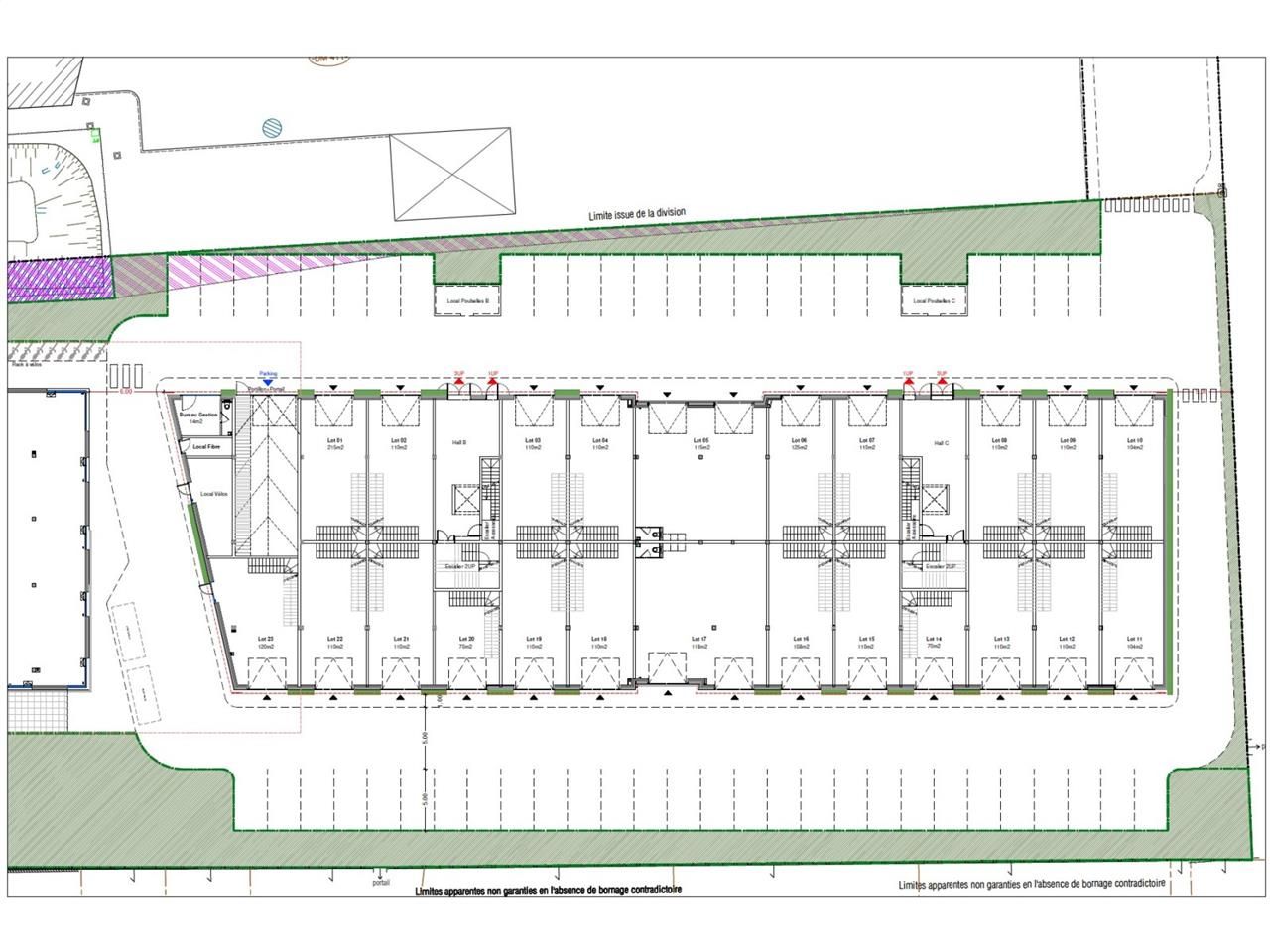Location bureaux 4090 m² divisibles à partir de 35 m²