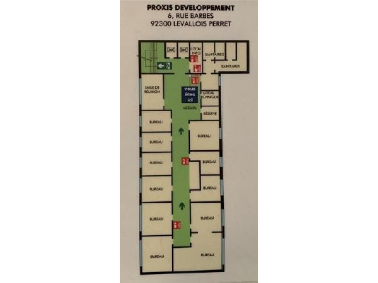 Location bureaux 740 m² divisibles à partir de 370 m²