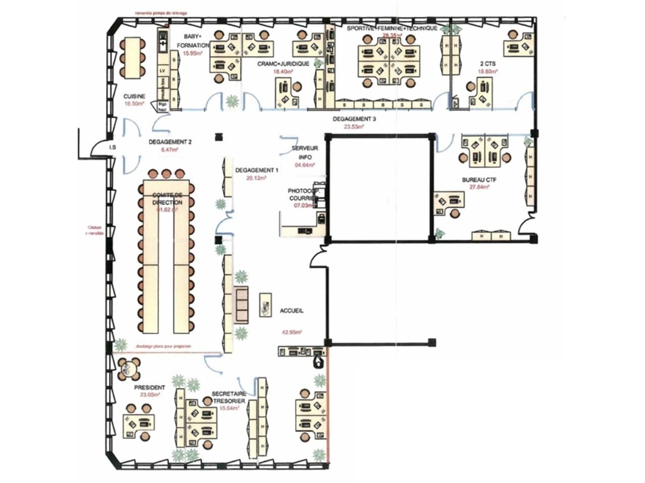 Vente bureaux 526 m² divisibles à partir de 150 m²