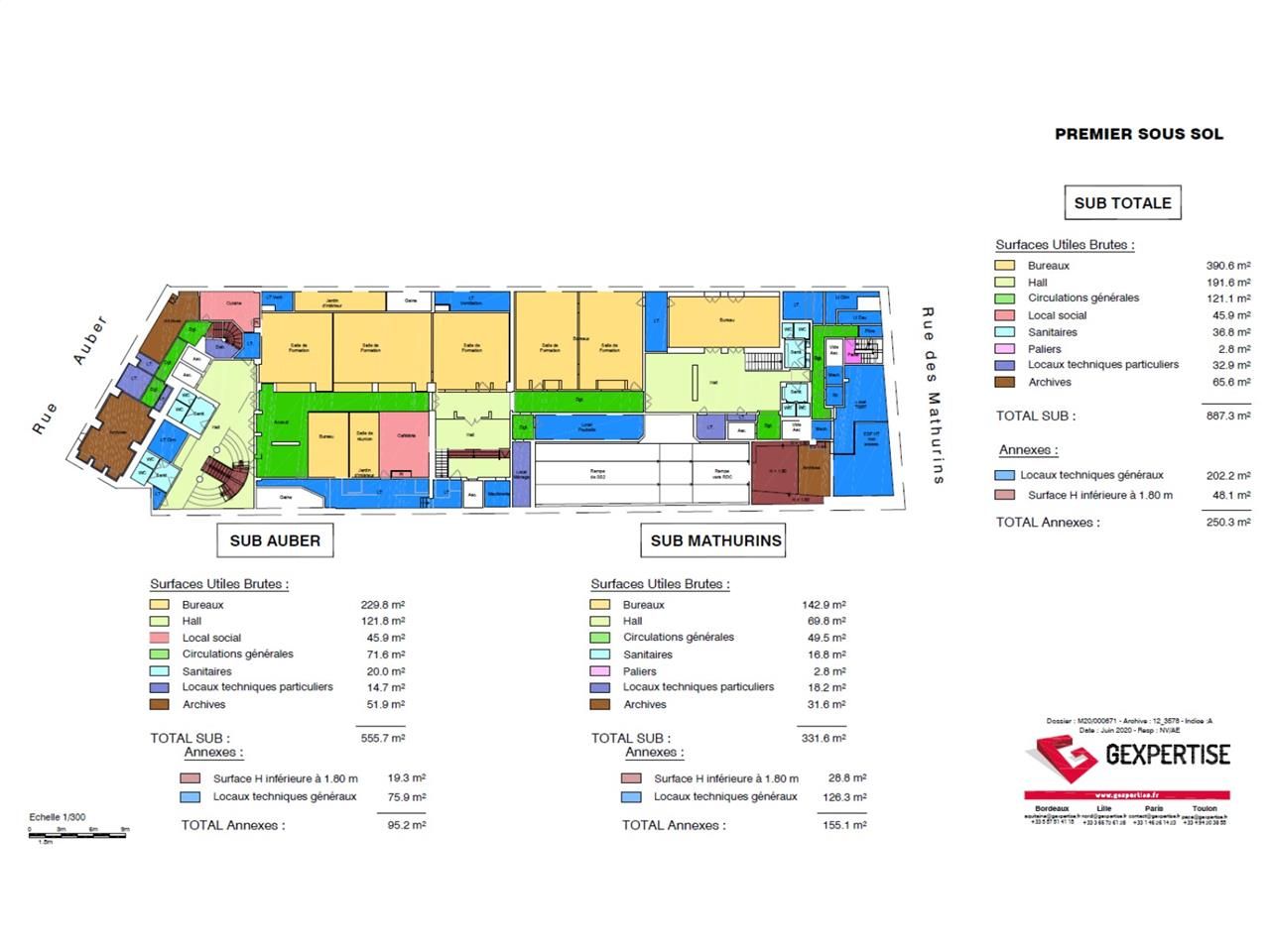 Location bureaux 512 m² non divisibles
