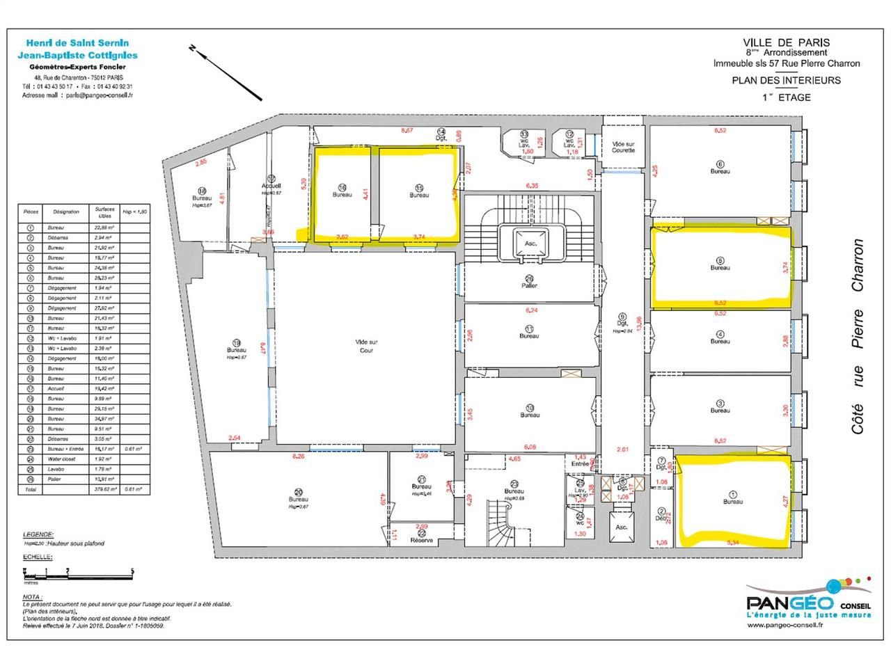 Location bureaux 246 m² divisibles à partir de 23 m²